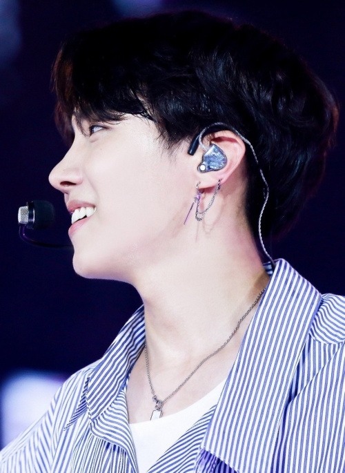 Silver Double Clip-On Chain Earring | J-Hope – BTS
