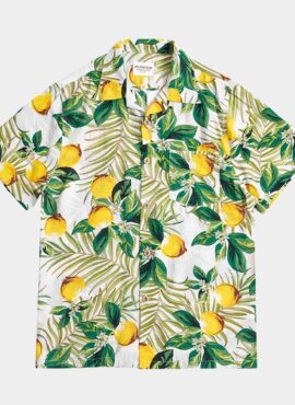 Green Lemon Print Shirt | Soobin - TXT