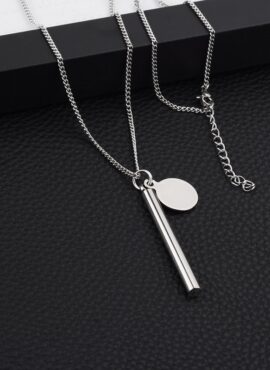 Silver Tube Necklace | Han Seo Jun – True Beauty