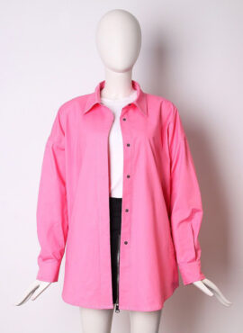 Pink Oversized Shirt | Hwasa - Mamamoo