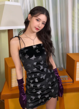 Black Butterfly Dress | Miyeon – (G)I-DLE