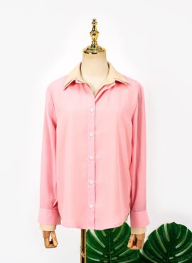 Two-Layered Pink Shirt | Shim Su Ryeon - Penthouse