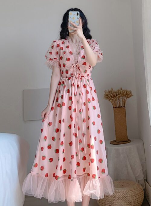 Pink Strawberry Dress | Chuu - Loona