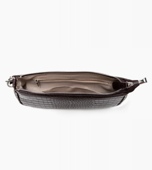 Brown Crocodile Leather Bag | Jennie – BlackPink