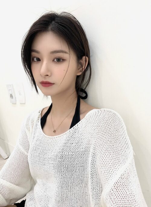 White Knitted See-Through Top | Yiren – Everglow