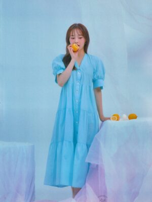 Blue Poplin Dress | Chuu – Loona