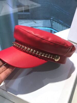 Felix – Stray Kids Red Cap With Chain Detail (26)