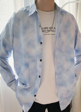 Light Blue Cloud Shirt | Suga - BTS