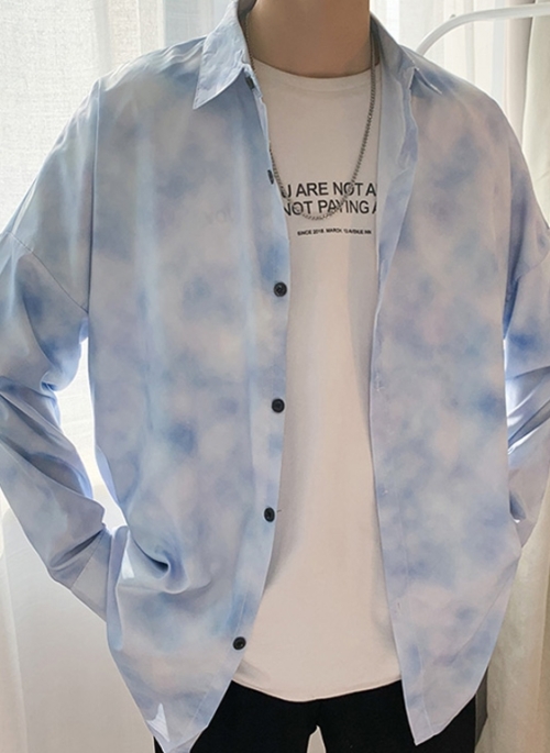 Light Blue Cloud Shirt | Suga – BTS