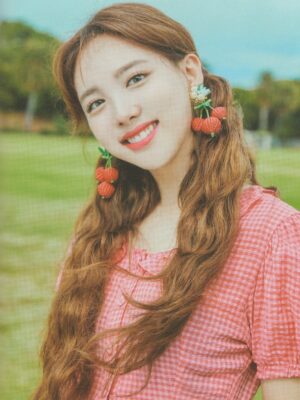 Red Cherry Beaded Earrings | Nayeon – Twice