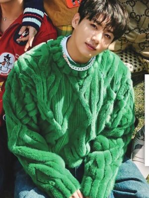 Green Chunky Sweater | Jungkook – BTS
