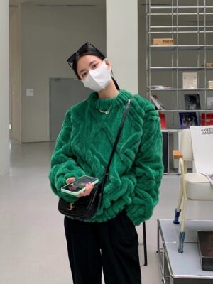 Green Chunky Sweater Jungkook – BTS (3)
