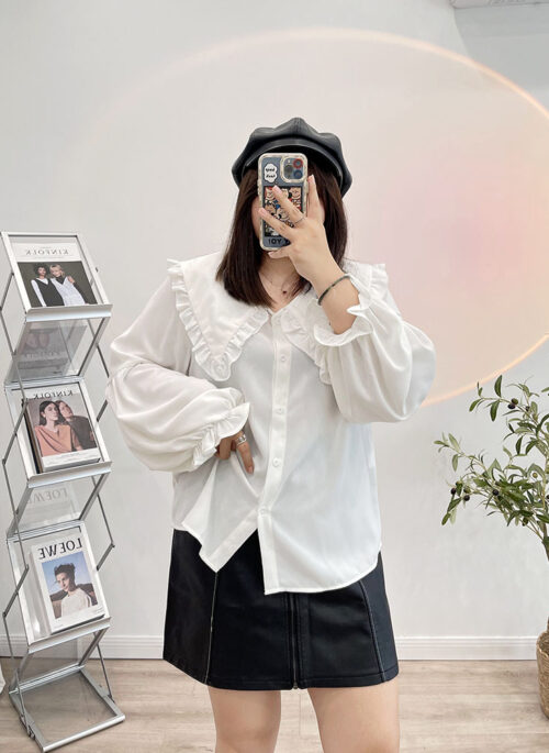 White Doll Collared Blouse | Miyeon – (G)I-DLE