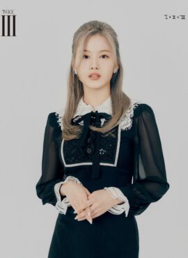 Black Long Sleeve Lace Dress | Sana - Twice