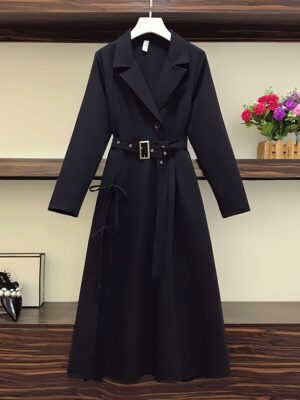 Shim Su Ryeon – Penthouse Black Ribbon Suit Dress (3)