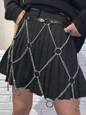 Silver Chain Half Skirt Aisha – Everglow (4)
