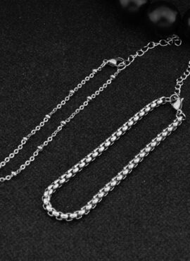 Silver Two-Piece Bracelet | J-Hope - BTS
