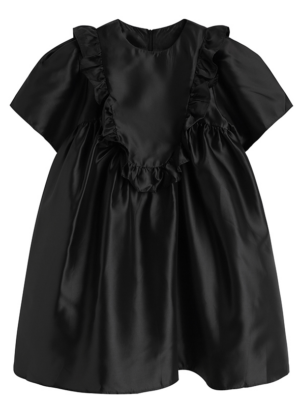 Yiren – Everglow – Black Ruffled Short Dress (2)