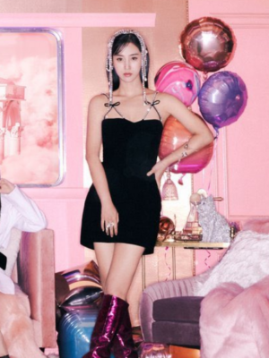 Black Bow Diamond Sling Dress | Yuri – Girls Generation