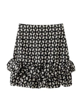 Black Tiger Printed Mini Skirt | Hyuna