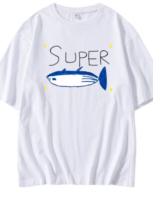 White Super Tuna T-Shirt | Jin – BTS