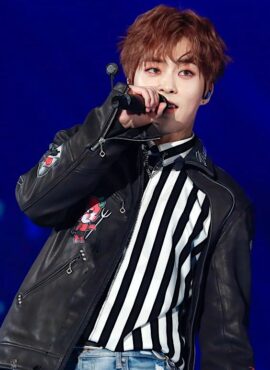 Black Stripes Loose Long Sleeve Shirt | Xiumin - EXO