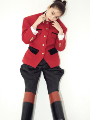 Red Single Breasted Suit Jacket | Yeri – Red Velvet