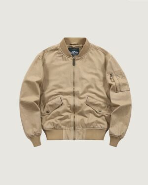 Camel Beige Bomber Jacket | Park Seo Roi - Itaewon Class