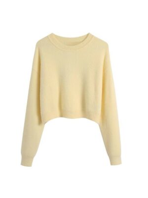 Light Yellow Soft Sweater Choi Woong – Our Beloved Summer (3)