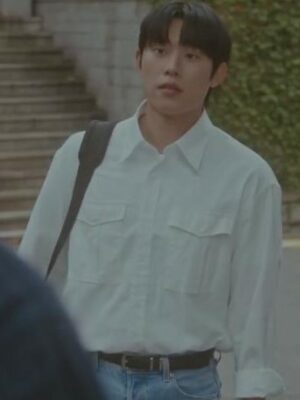 White Double Pocket Shirt | Kim Ji Woong – Our Beloved Summer