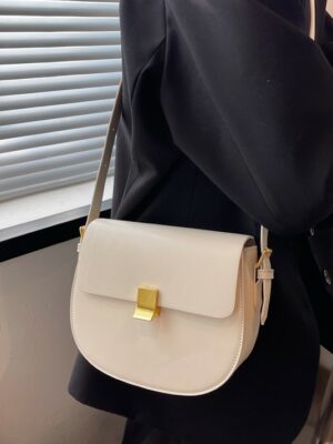 White Leather Flap Crossbody Bag Lim Joo Kyung – True Beauty (2)