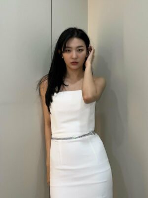 White Tube Bodycon Dress | Seulgi – Red Velvet