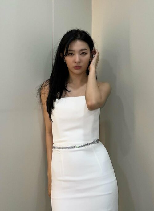 White Tube Bodycon Dress | Seulgi – Red Velvet