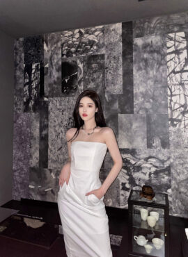 White Tube Bodycon Dress | Seulgi - Red Velvet