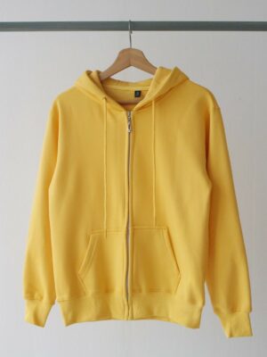 Yellow Zip-Up Hooded Jacket Choi Woong – Our Beloved Summer (3)