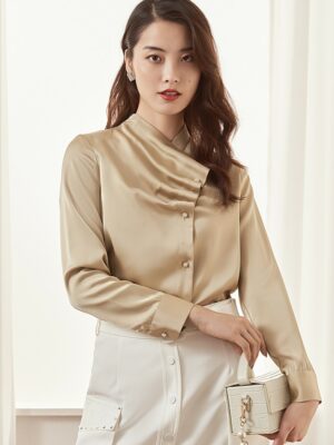 Beige Scallop Collar Shirt Oh Yoon Hee – Penthouse (13)