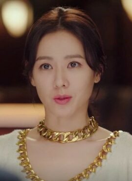 Gold Thick Chain Necklace | Yoon Se Ri - Crash Landing On You