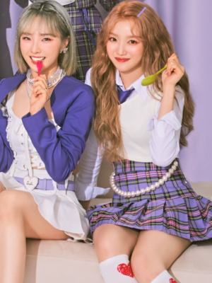 Lilac Plaid Pleated Skirt | Gowon – Loona