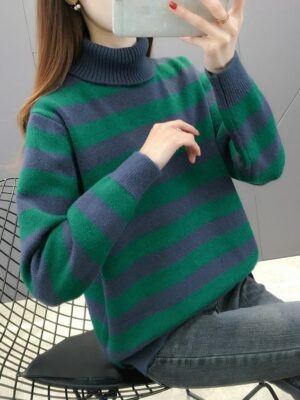 Green And Blue Turtleneck Sweater Jinyoung – GOT7 (8)