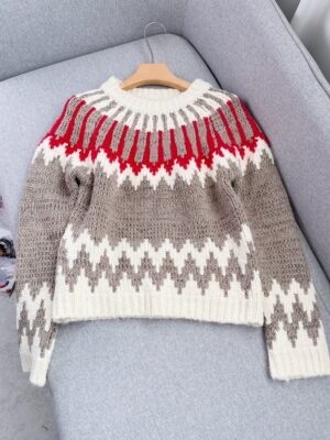 Heeseung – Enhypen Grey Nordic Sweater (16)