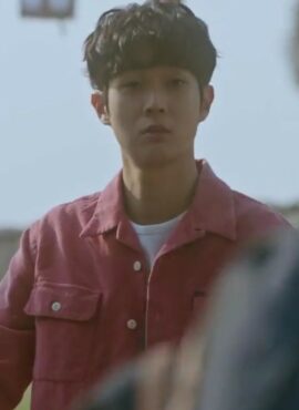 Pink Corduroy Jacket | Choi Woong - Our Beloved Summer