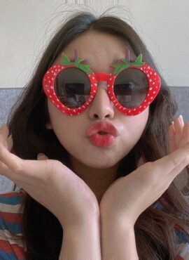 Red Strawberry Sunglasses | Nayeon - Twice