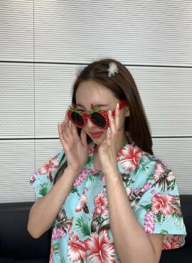 Red Strawberry Sunglasses | Nayeon - Twice