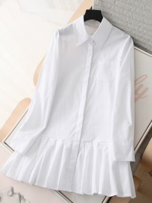 White Shirt Dress Oh Mi Joo – Run On (1)