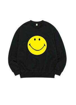 Black Yellow Smiley Sweatshirt | J-Hope - BTS