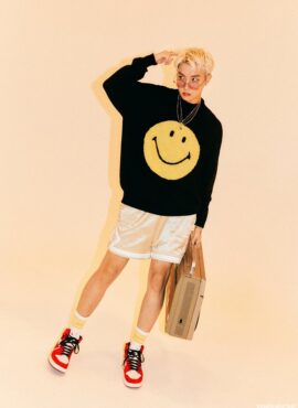 Black Yellow Smiley Sweatshirt | J-Hope - BTS
