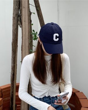 Blue Letter "C" Baseball Cap | Lia - ITZY