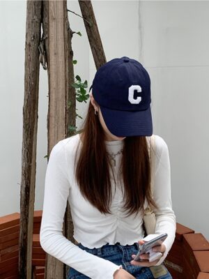 Blue Letter “C” Baseball Cap Lia – ITZY (1)