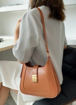Brown Classy Shoulder Bag | Yoon Hye Jin - Hometown Cha-Cha-Cha