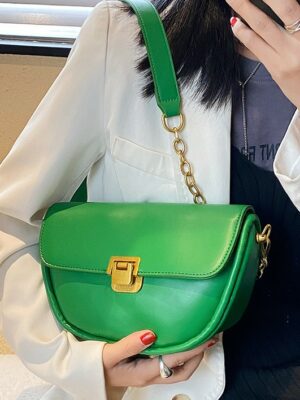 Green Saddle Sling Bag Yoon Hye Jin – Hometown Cha Cha Cha green (5)